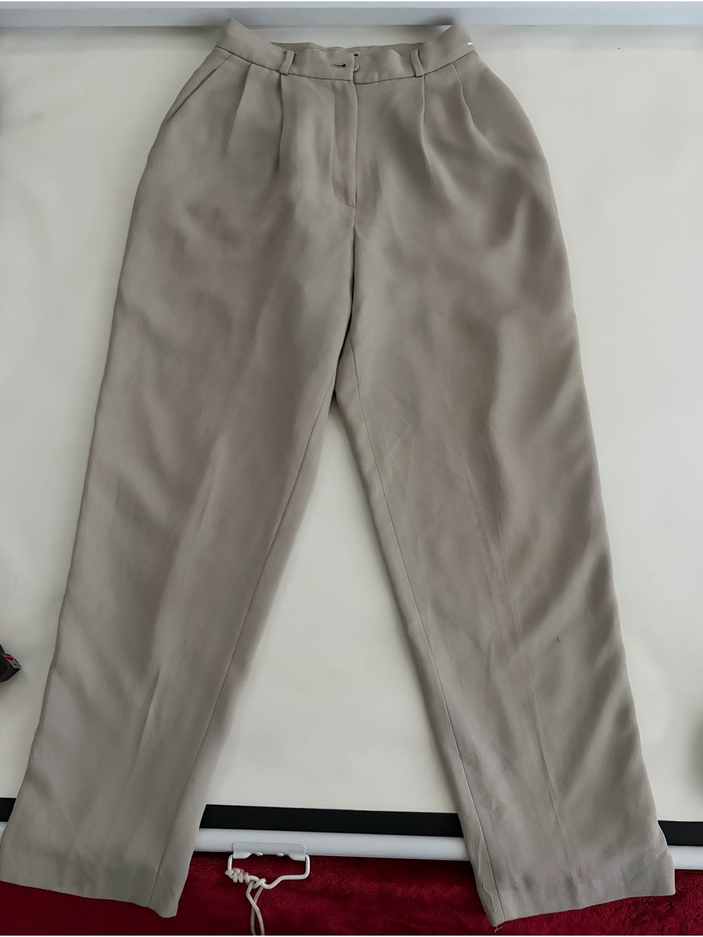 Dress Barn Men's Chino Pants in Light Taupe